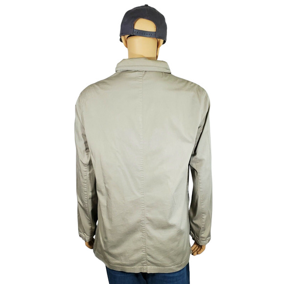 inc international concepts Women’s Beige Jacket Size XL Hidden Hood - Picture 3 of 6